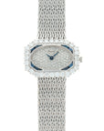 Piaget - Piaget White Gold Diamond Sapphire Watch, 1970s - The Keystone Watches