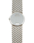 Piaget White Gold Diamond Emerald Watch, 1970s