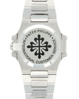 Patek Philippe White Gold Nautilus Baguette Diamond Watch Ref. 3800