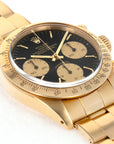 Rolex - Rolex Yellow Gold Cosmograph Daytona Watch Ref. 6265, with Original Box and Papers - The Keystone Watches
