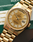 Rolex - Rolex Yellow Gold Day-Date Diamond Watch Ref. 18238 - The Keystone Watches