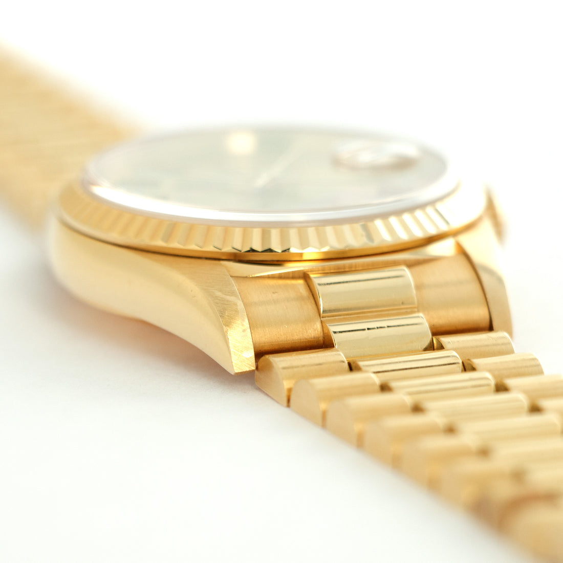 Rolex Yellow Gold Day-Date Diamond Watch Ref. 18238