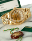 Rolex - Rolex Yellow Gold Day-Date Diamond Watch Ref. 18238 - The Keystone Watches