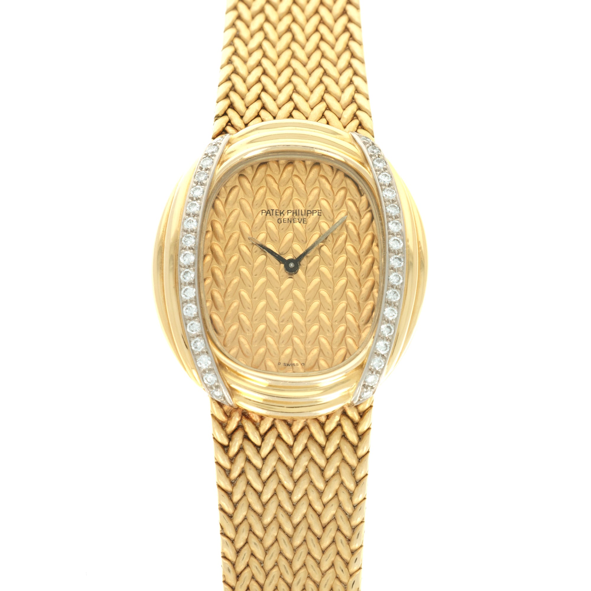 Patek Philippe - Patek Philippe Yellow Gold Diamond Watch Ref. 4288 with Original Paper - The Keystone Watches