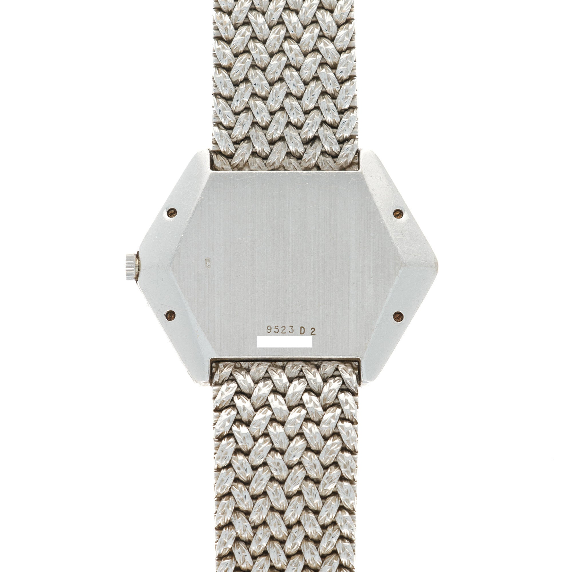 Piaget - Piaget White Gold Onyx &amp; Diamond Watch, 1970s - The Keystone Watches