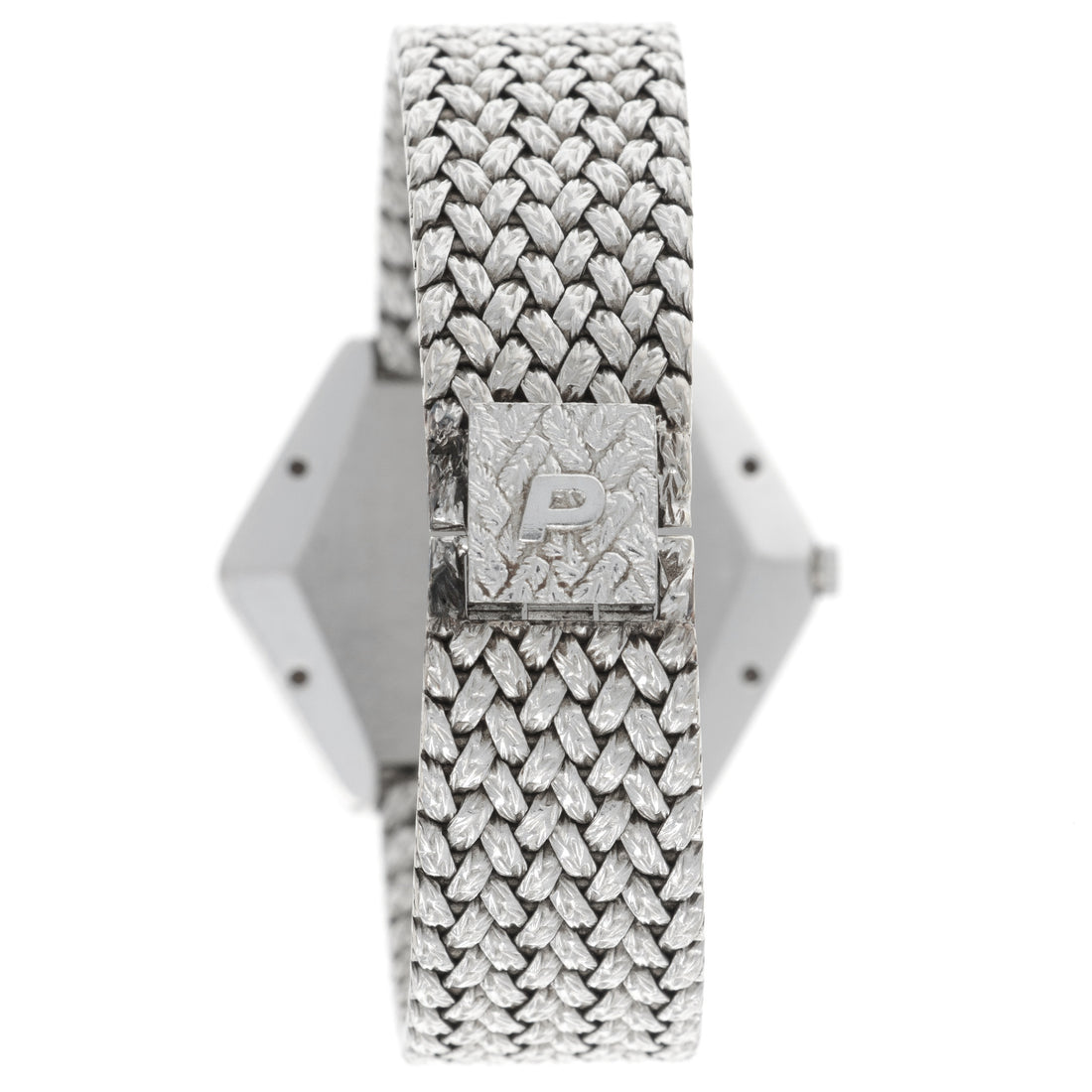 Piaget White Gold Onyx & Diamond Watch, 1970s