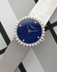 Vacheron Constantin White Gold Lapis Diamond Watch, 1970s