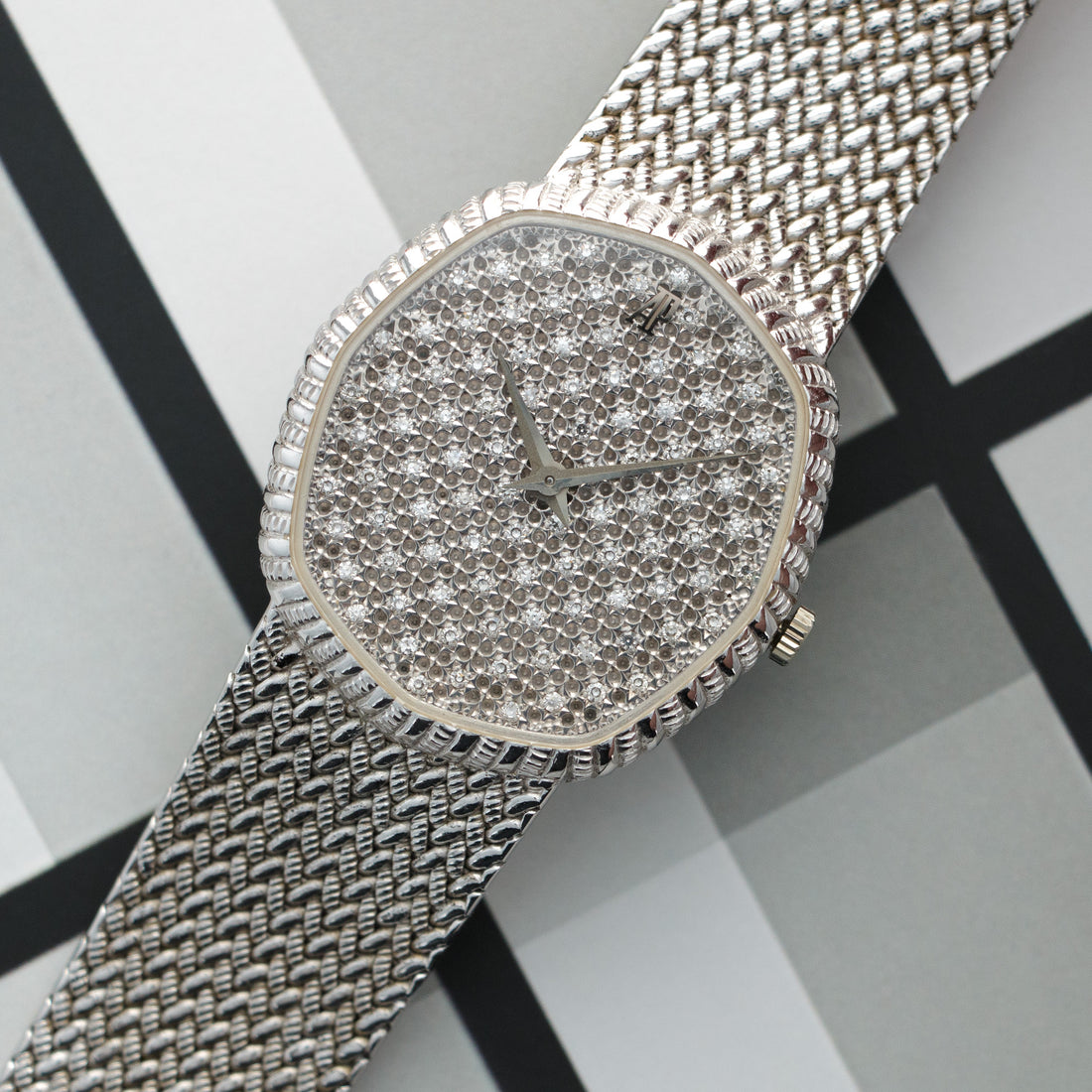 Audemars Piguet White Gold Diamond Bracelet Watch