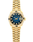 Rolex - Rolex Yellow Gold Datejust Diamond & Sapphire Watch - The Keystone Watches