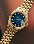 Rolex - Rolex Yellow Gold Datejust Diamond & Sapphire Watch - The Keystone Watches