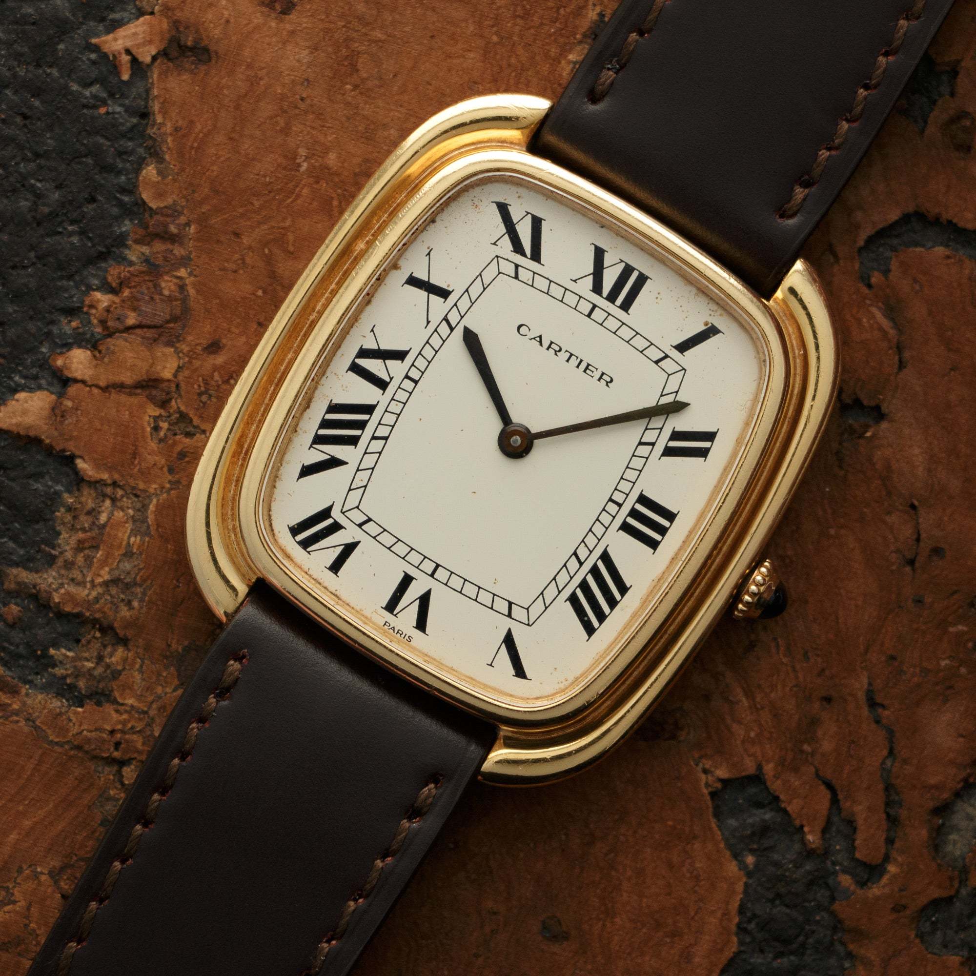 Cartier - Cartier Yellow Gold Jumbo Tank Gondole Watch - The Keystone Watches