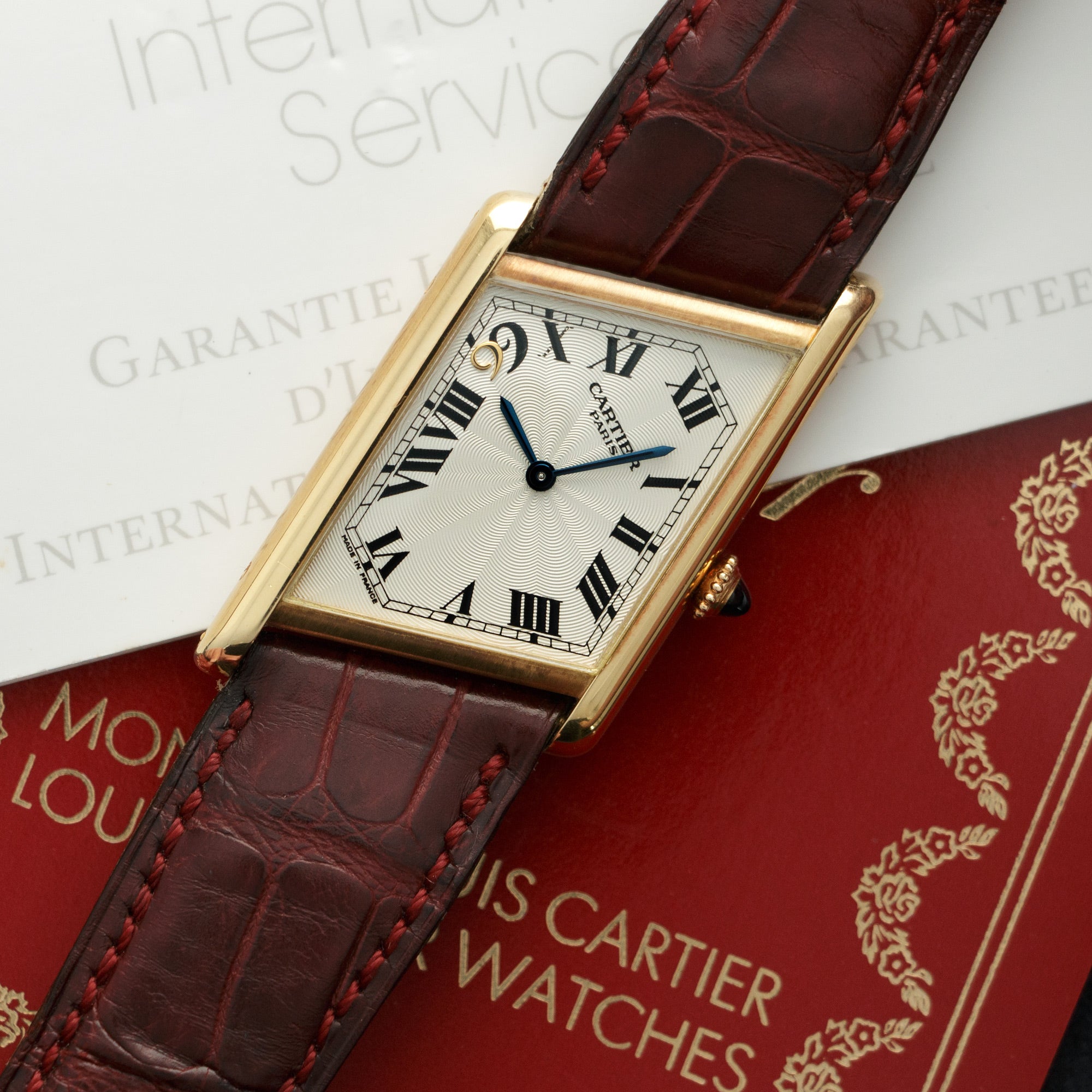 Cartier - Cartier Yellow Gold Tank Asymmetrical Watch, Ref. 2488 - The Keystone Watches