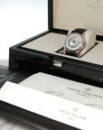 Patek Philippe - Patek Philippe White Gold World Time Ref. 5130, with Original Box and Papers - The Keystone Watches