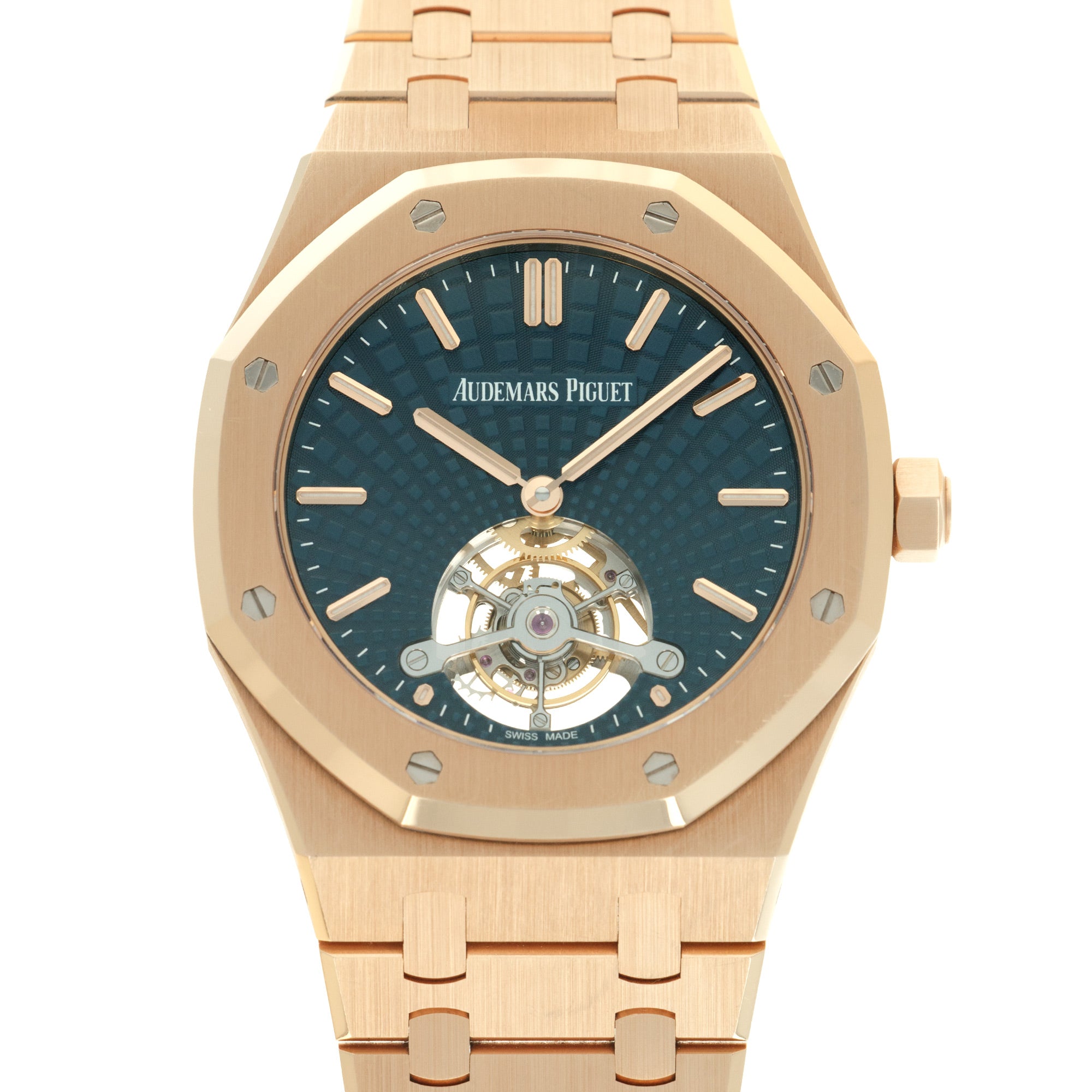 Audemars Piguet - Audemars Piguet Rose Gold Royal Oak Tourbillon Watch Ref. 26522 - The Keystone Watches