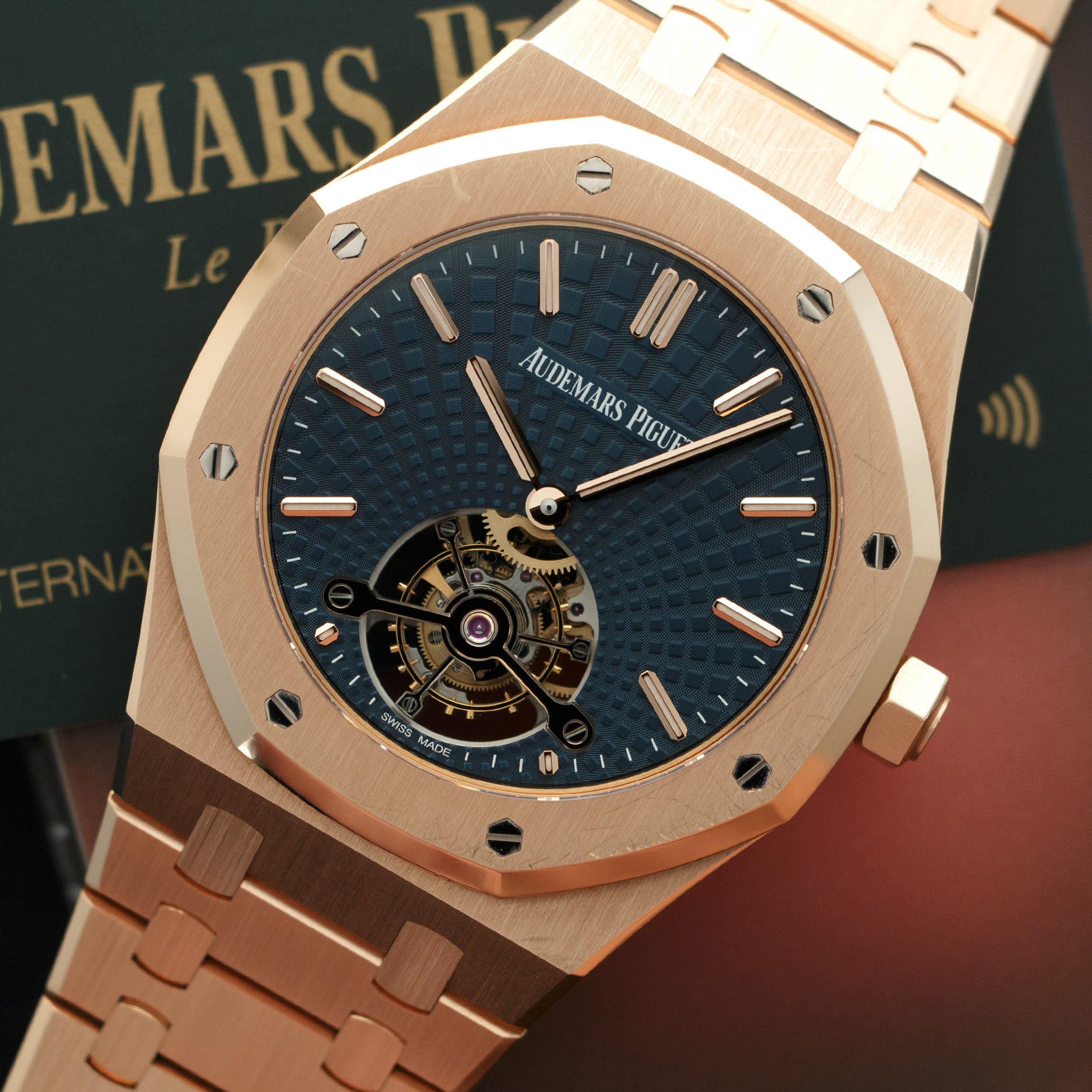 Audemars Piguet - Audemars Piguet Rose Gold Royal Oak Tourbillon Watch Ref. 26522 - The Keystone Watches