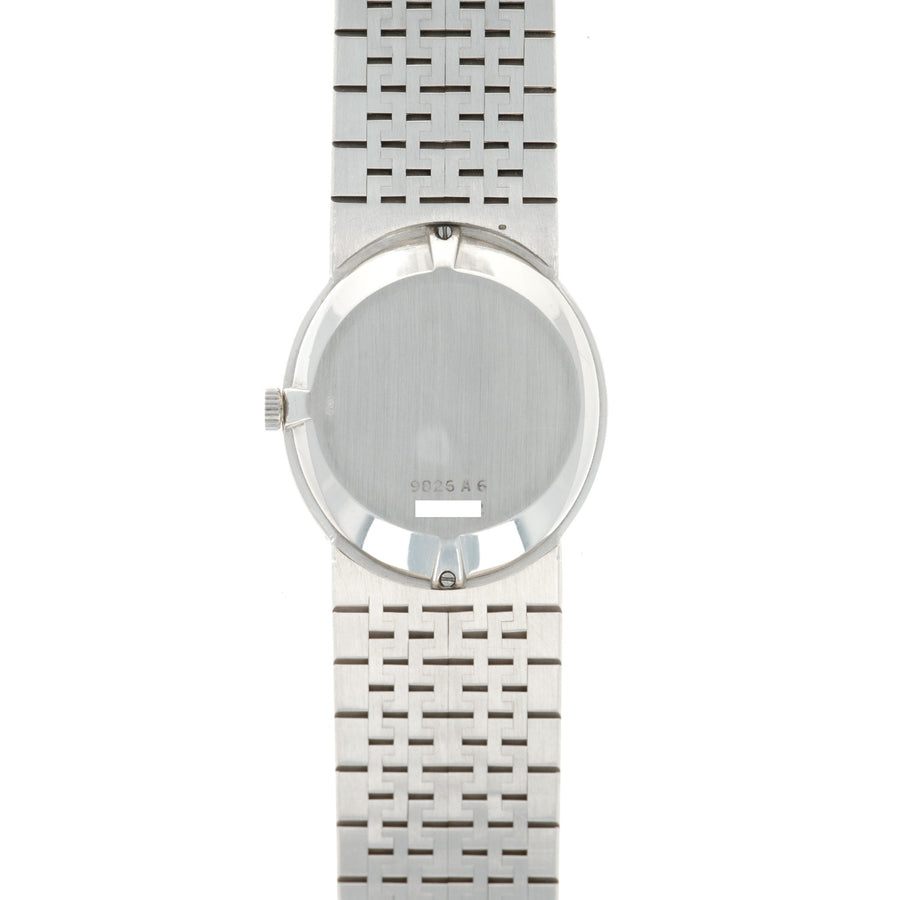 Piaget White Gold Diamond & Onyx Watch, 1970s