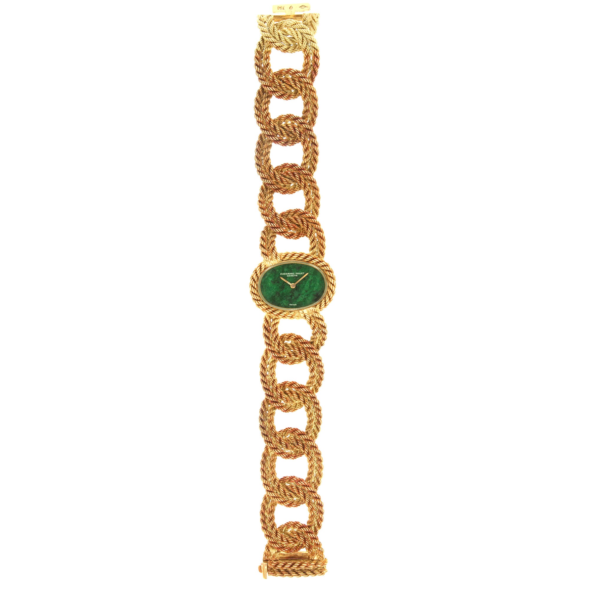 Audemars Piguet - Audemars Piguet Yellow Gold Braided Bracelet Watch, 1960s - The Keystone Watches