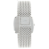 Piaget White Gold Onyx Diamond Watch, 1970s