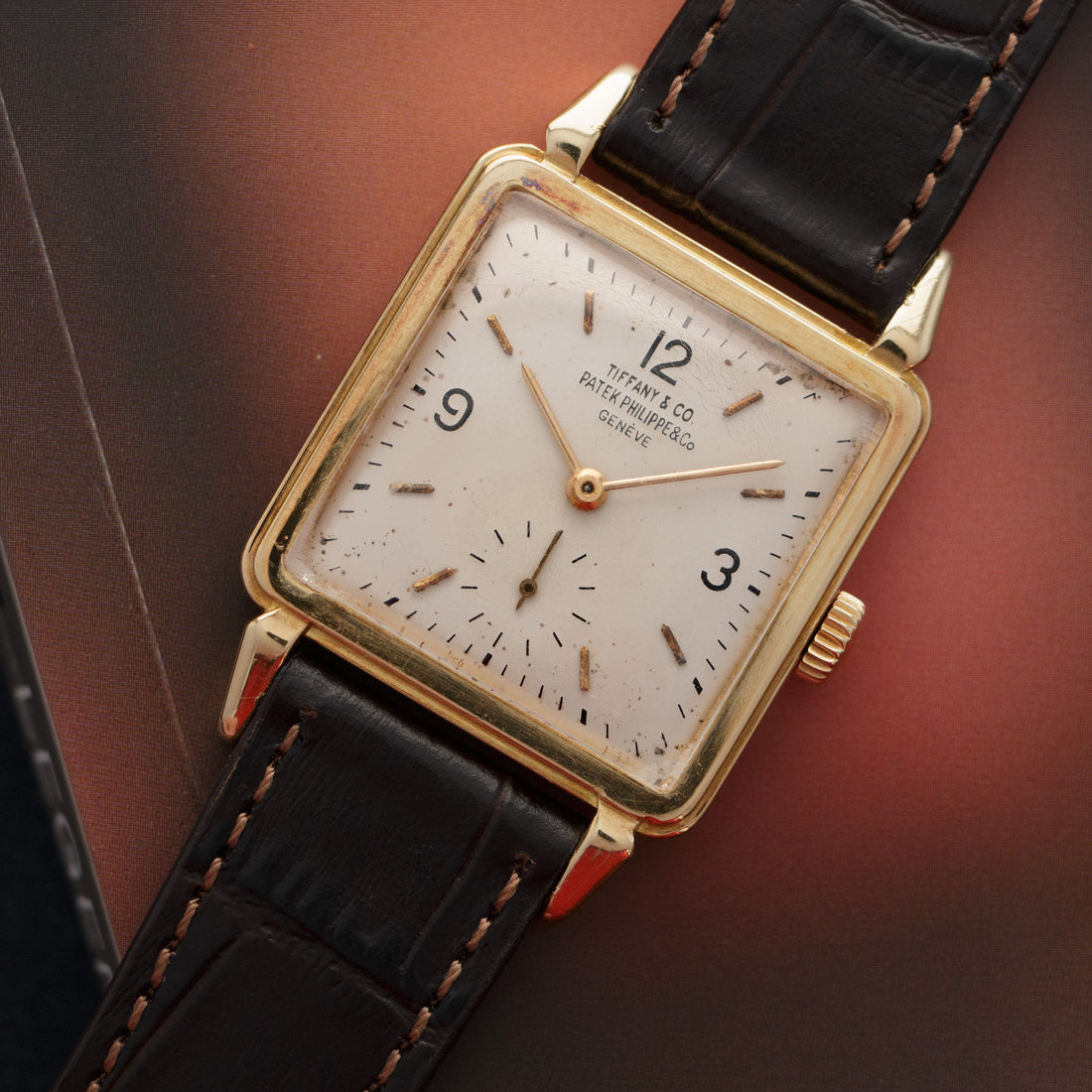 Patek Philippe Yellow Gold Watch Ref. 2422, Retailed by Tiffany & Co.