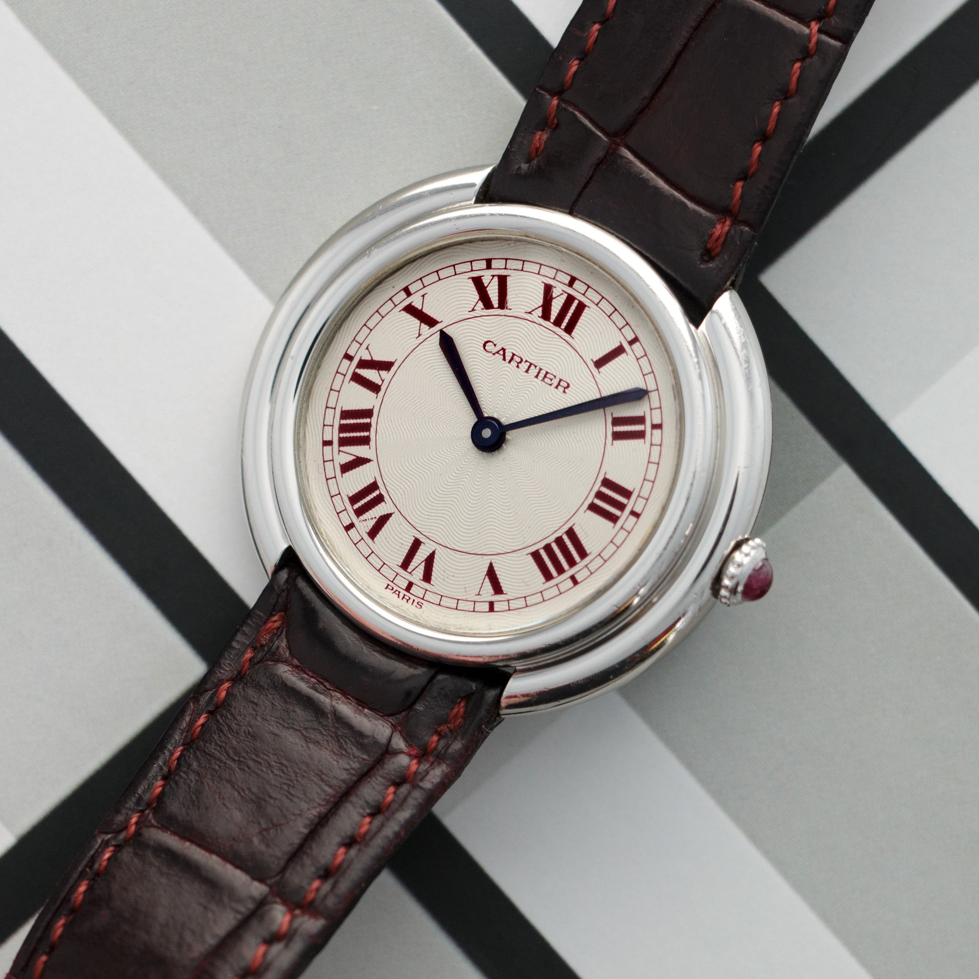 Cartier - Cartier Platinum Vendome Watch, 1974 - The Keystone Watches