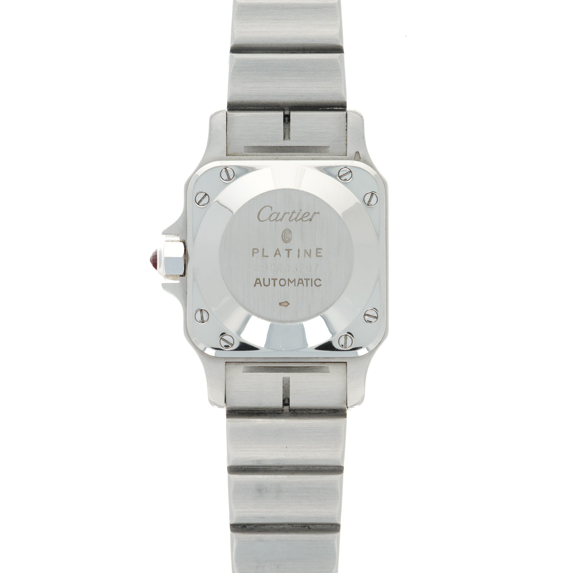 Cartier - Cartier Platinum Santos Automatic Watch, 1979 - The Keystone Watches