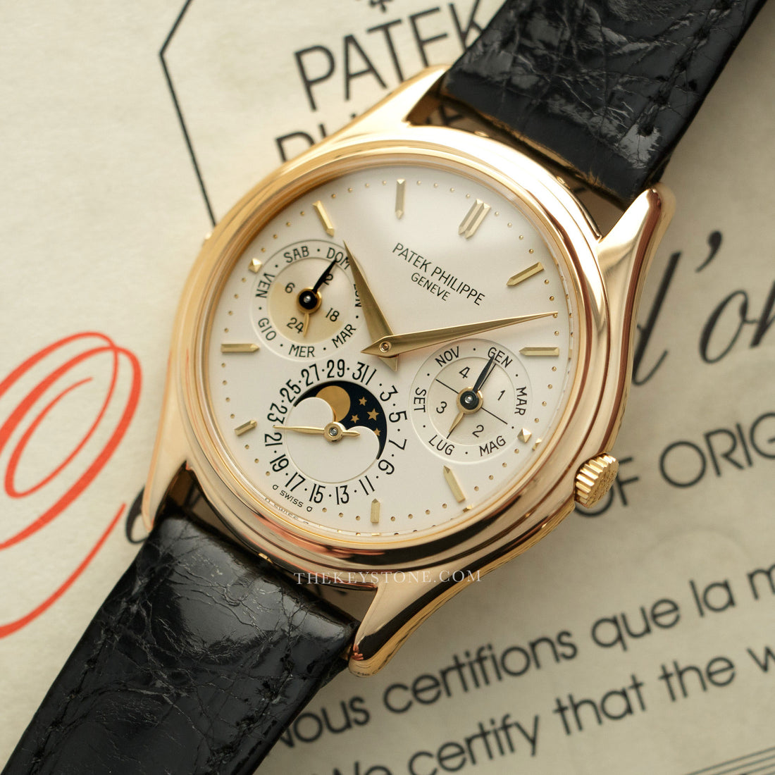 Patek Philippe Perpetual Calendar Automatic Watch Ref. 3940