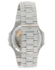 Patek Philippe - Patek Philippe White Gold Nautilus Diamond Watch Ref. 5719 - The Keystone Watches
