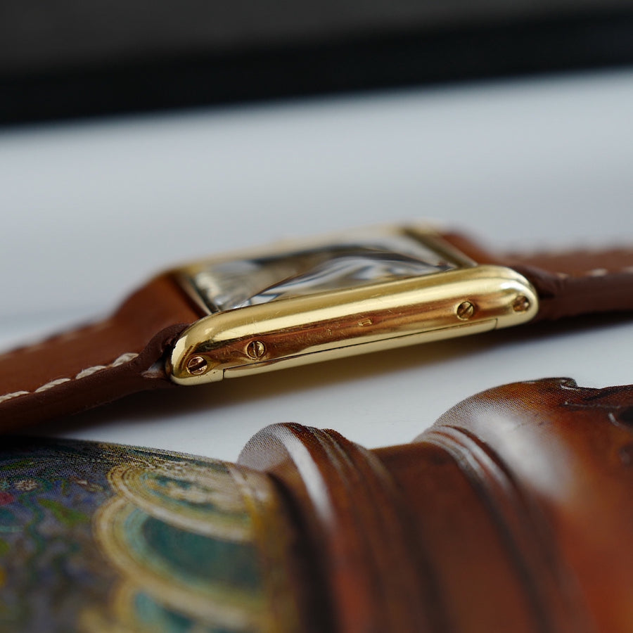 Cartier Yellow Gold Tank Watch, European Watch & Clock