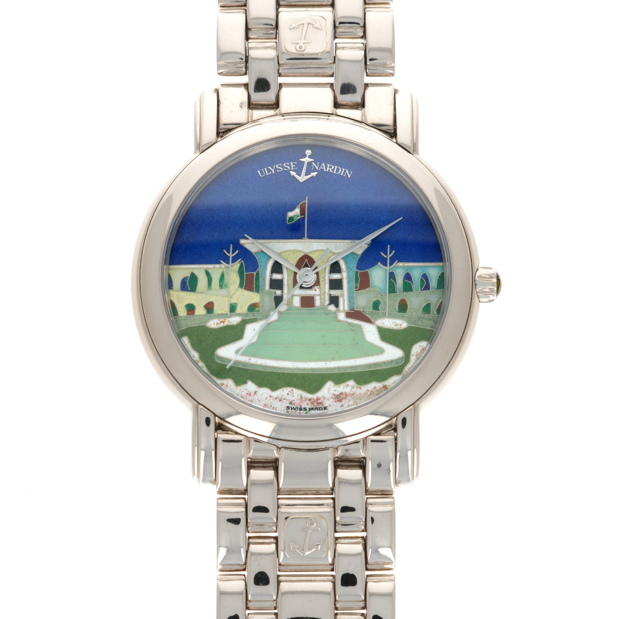 Ulysse Nardin - Ulysse Nardin White Gold San Marco Cloisonne Dial Watch - The Keystone Watches