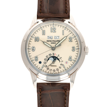 Patek Philippe White Gold Perpetual Calendar Watch Ref. 5320 retailed by Tiffany & Co.