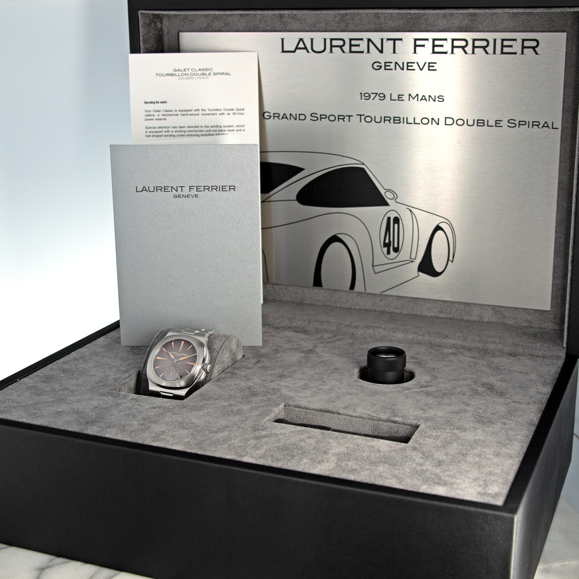 Laurent Ferrier - Laurent Ferrier Steel Grand Sport Tourbillon Watch, Limited to 12 Pieces - The Keystone Watches