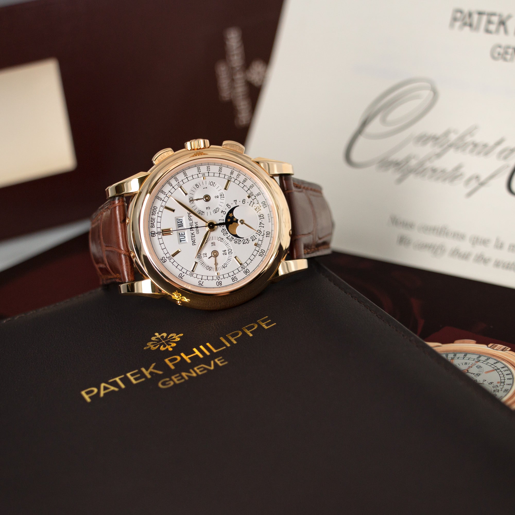 Patek Philippe - Patek Philippe Yellow Gold Perpetual Calendar Chronograph Watch Ref. 5970 - The Keystone Watches