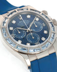 Rolex White Gold Cosmograph Daytona Sapphire Diamond Watch Ref. 116589
