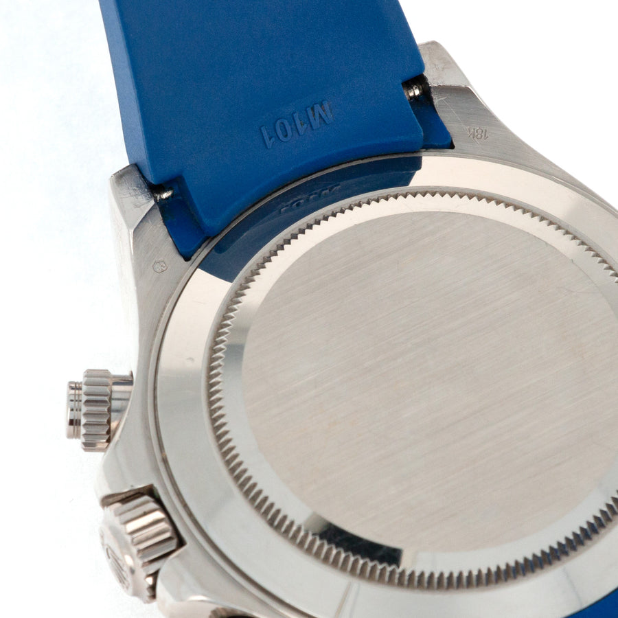 Rolex White Gold Cosmograph Daytona Sapphire Diamond Watch Ref. 116589