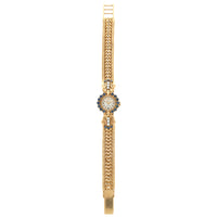 Rolex Yellow Gold Sapphire Diamond Watch, 1960s