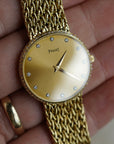 Piaget - Piaget Yellow Gold Bracelet Watch with Diamond Markers - The Keystone Watches