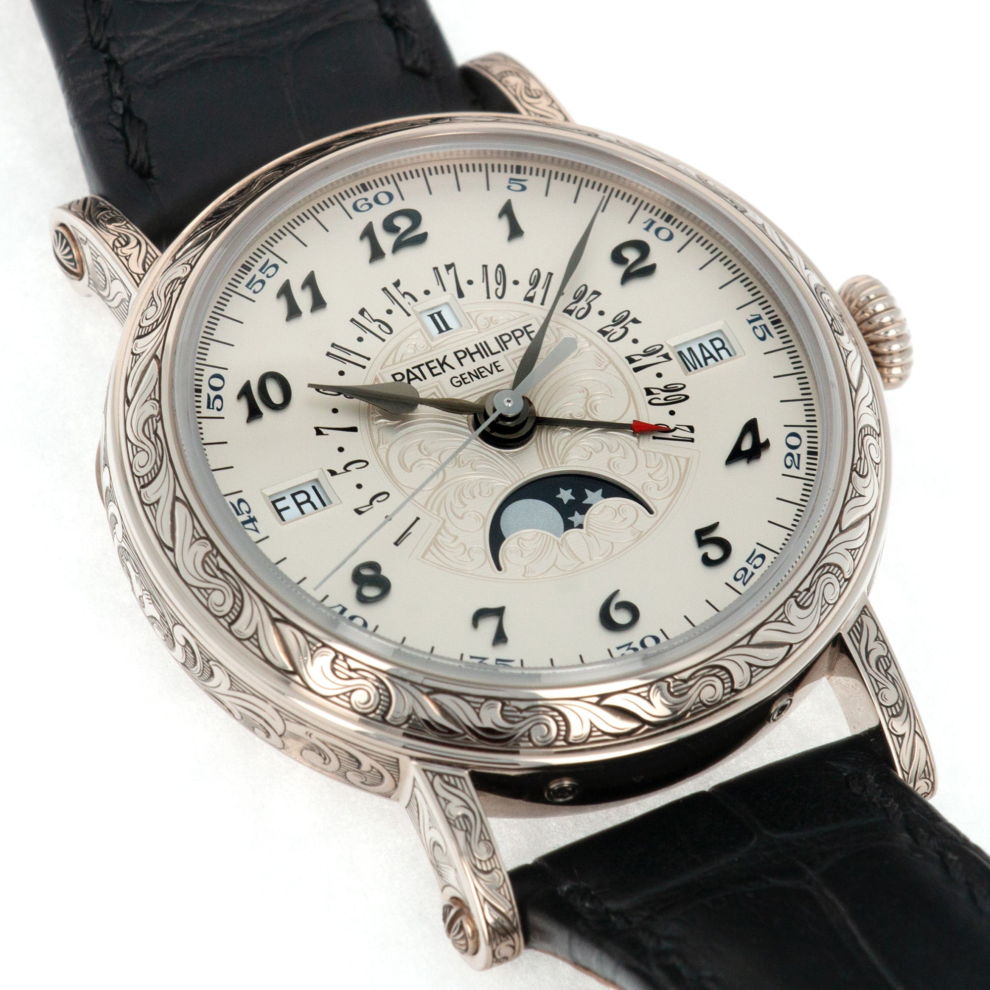 Patek Philippe - Patek Philippe White Gold Perpetual Calendar Watch Ref. 5160, Retailed by Tiffany & Co. - The Keystone Watches