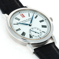 A. Lange & Sohne Platinum Langematik Jubilee Anniversary Enamel Watch Ref. 302.025