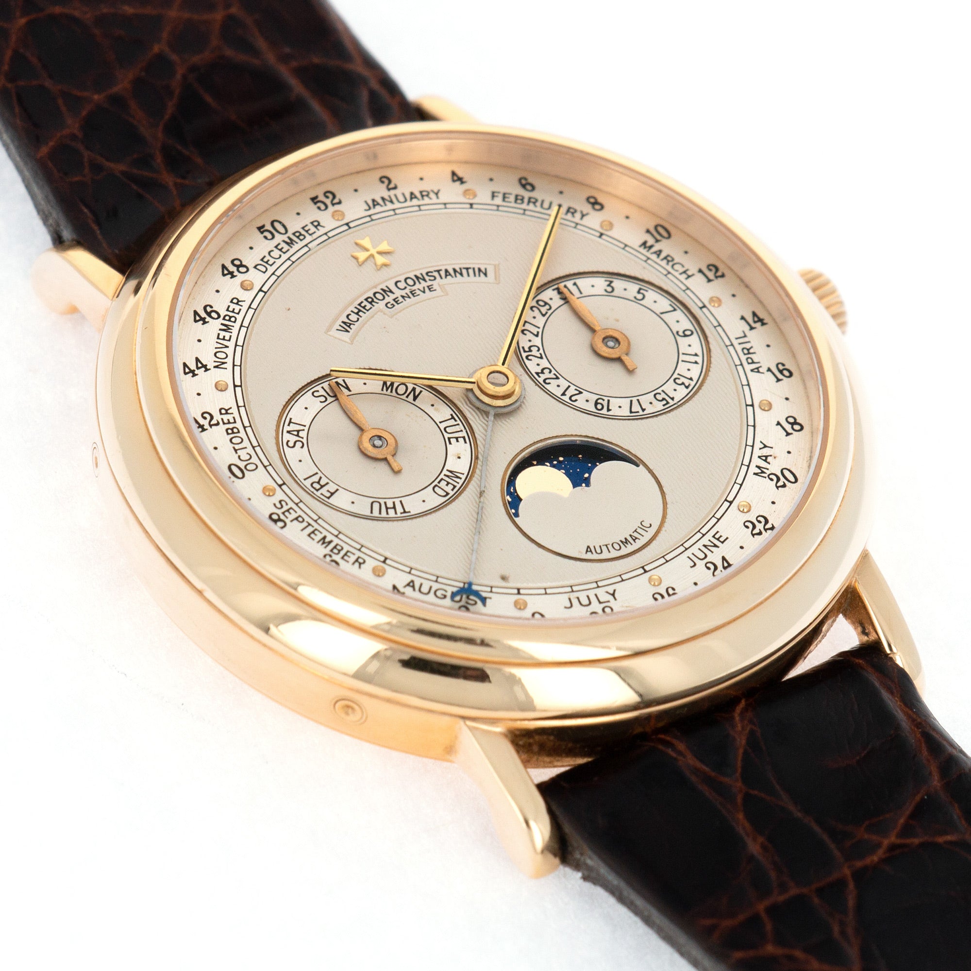 Vacheron Constantin - Vacheron Constantin Yellow Gold Triple Date Moonphase Watch - The Keystone Watches