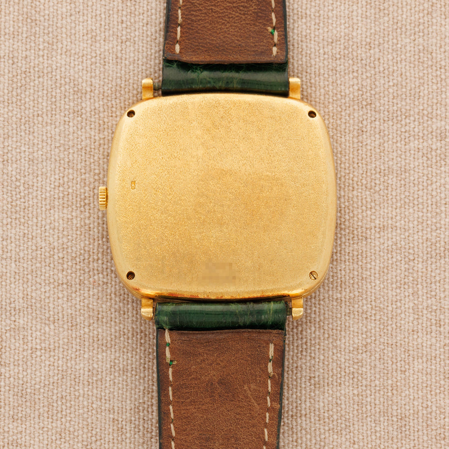 Piaget Yellow Gold TV Shaped Watch with Malachite Dial