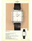 Patek Philippe - Patek Philippe Rectangular Platinum & Baguette Diamond Watch Ref. 5007 - The Keystone Watches