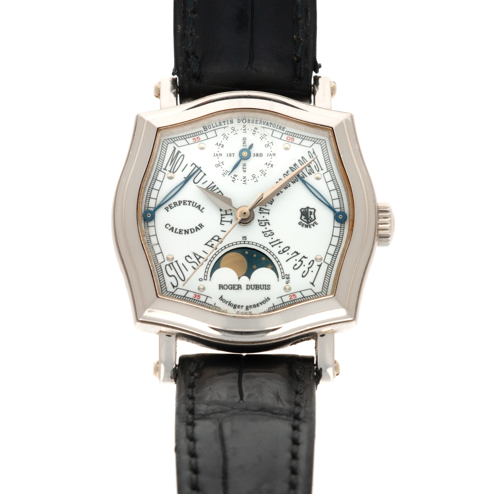 Roger Dubuis - Roger Dubuis White Gold Sympathie Perpetual Calendar Watch - The Keystone Watches