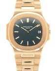 Patek Philippe - Patek Philippe Yellow Gold Jumbo Nautilus Watch Ref. 3700 with Archive Paper - The Keystone Watches