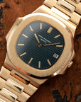 Patek Philippe - Patek Philippe Yellow Gold Jumbo Nautilus Watch Ref. 3700 with Archive Paper - The Keystone Watches