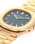 Patek Philippe - Patek Philippe Yellow Gold Jumbo Nautilus Watch Ref. 3700 with Archive Paper - The Keystone Watches