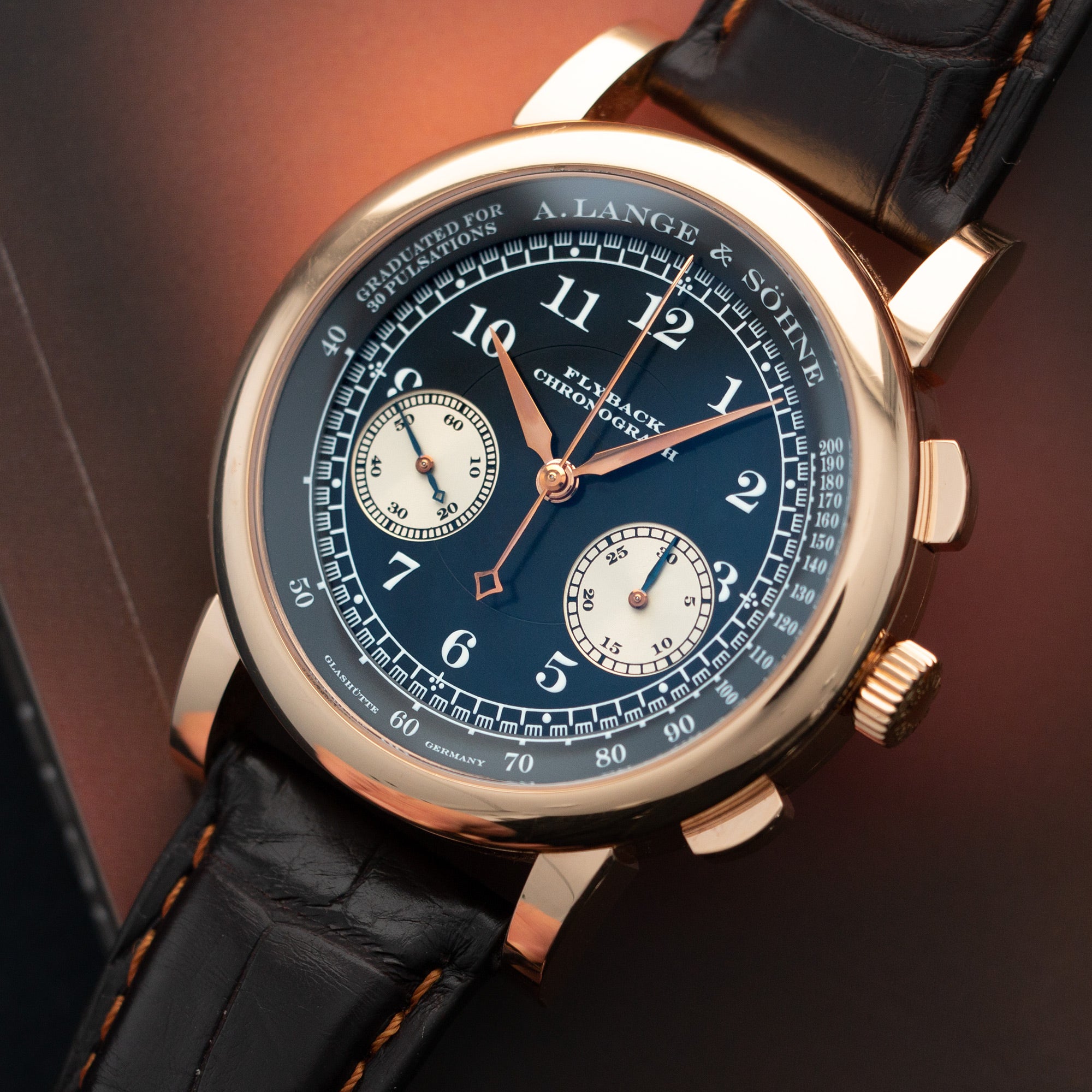 A. Lange &amp; Sohne - A. Lange &amp; Sohne Rose Gold 1815 Flyback Chronograph Watch - The Keystone Watches