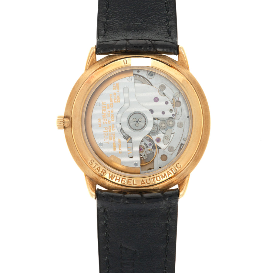 Audemars Piguet Yellow Gold Star Wheel Automatic Watch