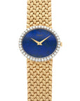 Piaget - Piaget Yellow Gold Lapis Diamond Watch, 1970s - The Keystone Watches