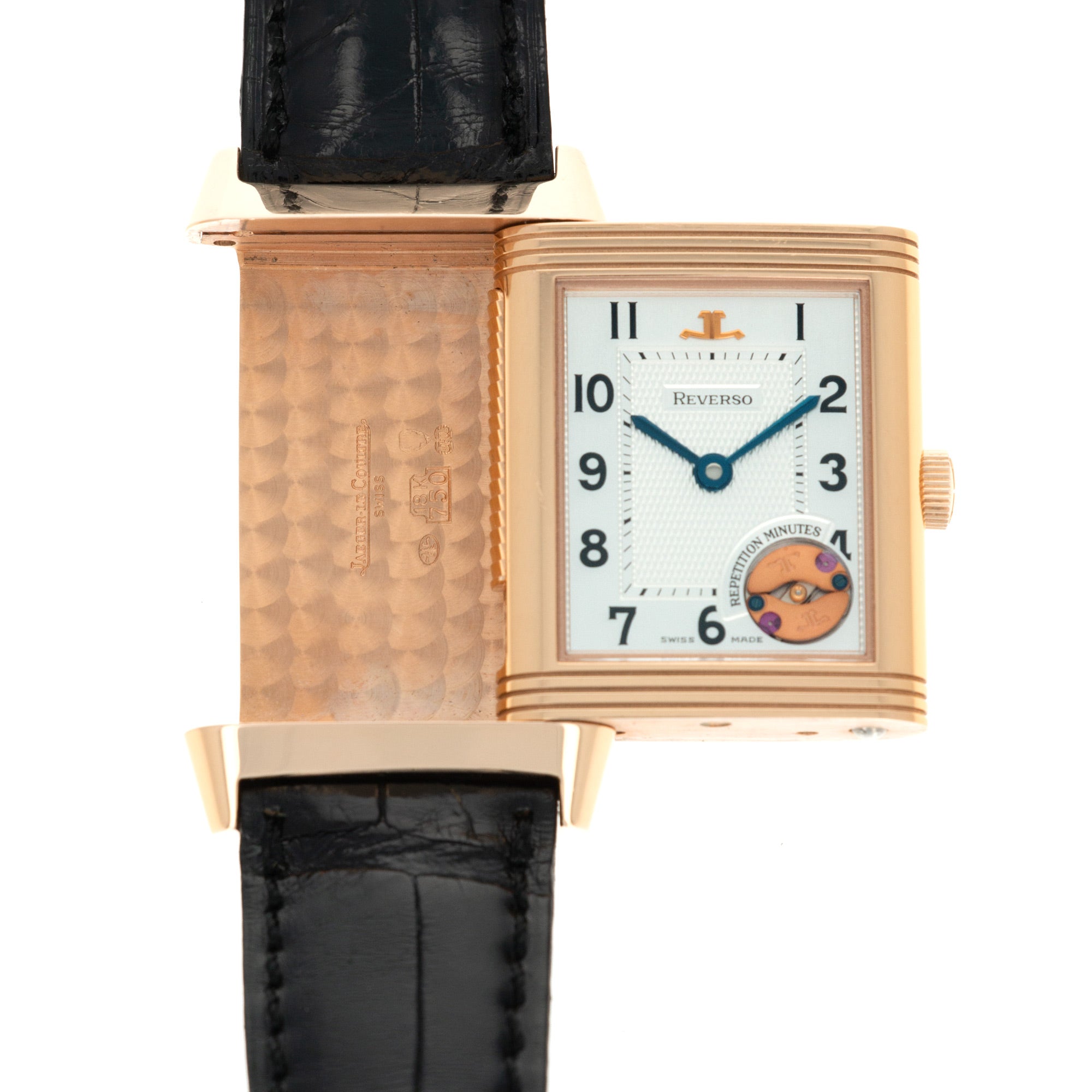 Jaeger LeCoultre - Jaeger Lecoultre Rose Gold Minute Repeater Reverso Watch, Ref. 270.2.73 - The Keystone Watches