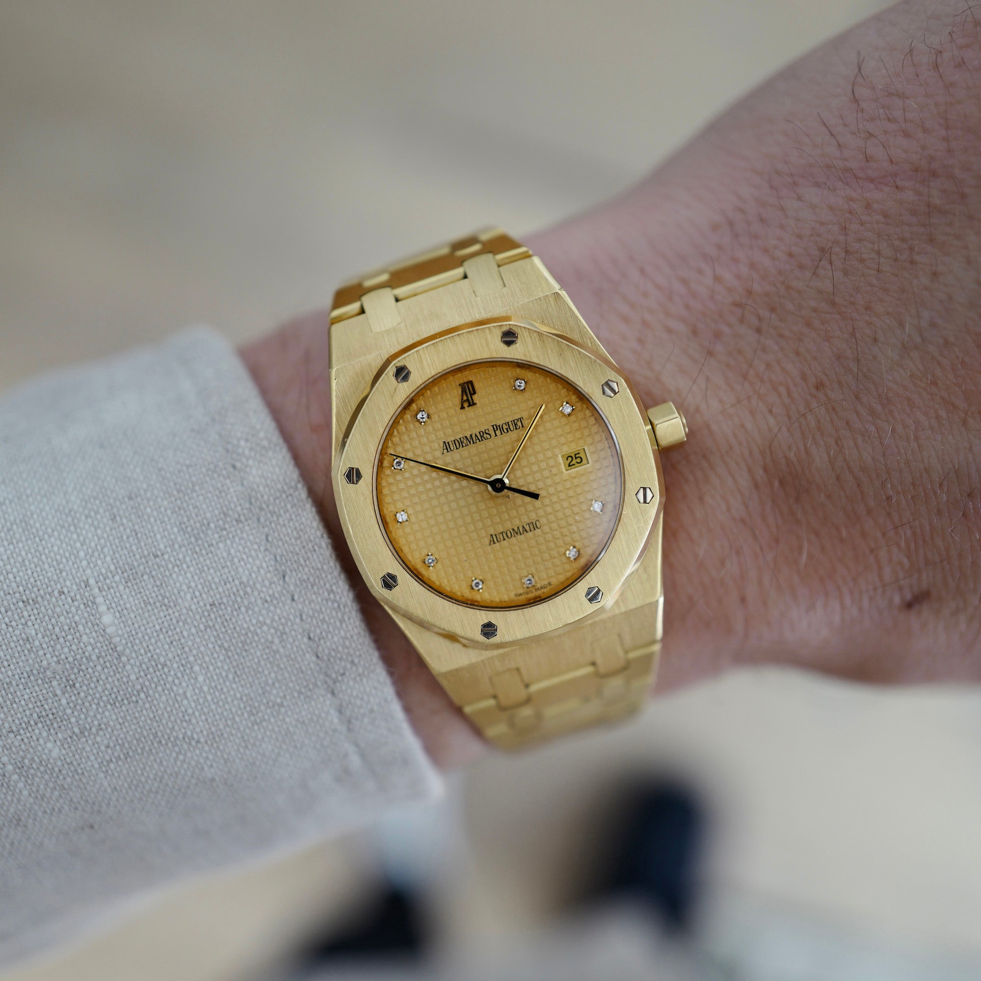 Audemars Piguet - Audemars Piguet Yellow Gold Royal Oak Watch - The Keystone Watches